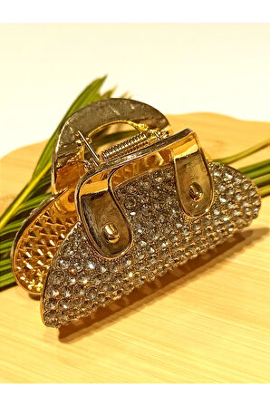 Monalisa Home Lüks Gösterişli Renkli Metal Kıstırma Toka