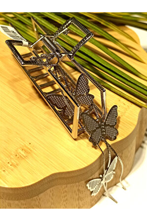 Monalisa Home 8 cm Lüks Gösterişli Renkli Metal Kıstırma Toka