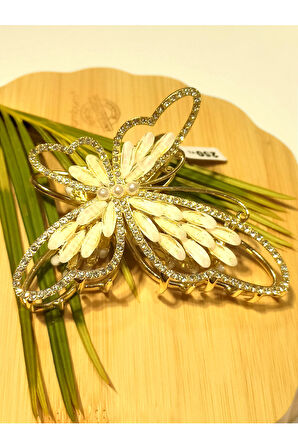 Monalisa Home 10 cm Lüks Gösterişli Renkli Metal Kıstırma Toka