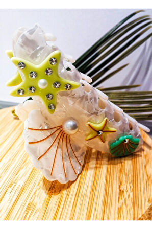 Monalisa Home 10 cm Lüks Gösterişli Renkli  Kıstırma Toka