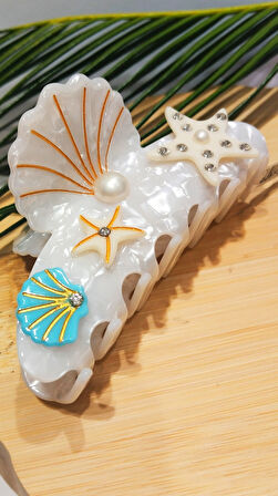 Monalisa Home 10 cm Lüks Gösterişli Renkli Kıstırma Toka