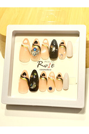 Monalisa Home Lüks Tasarım Taşlı Yapay Tırnak