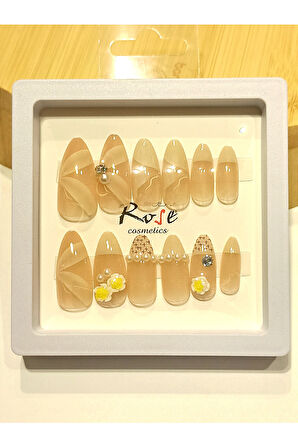 Monalisa Home Lüks Tasarım Taşlı Yapay Tırnak