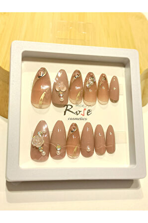 Monalisa Home Lüks Tasarım Taşlı Yapay Tırnak