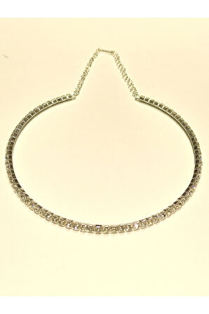 Monalisa Home Sıra Taşlı Lüks Boyun Tasma Kolye