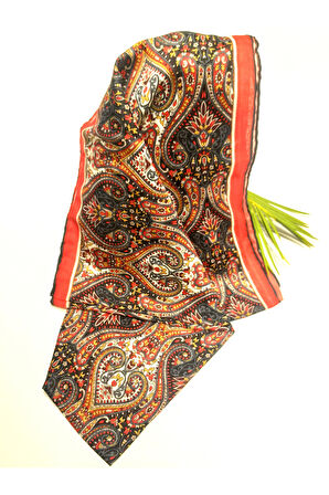 Monalisa Home Lüks Figürlü Gösterişli Eşarp