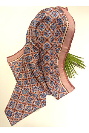 Monalisa Home Lüks Figürlü Gösterişli Dökümlü Eşarp
