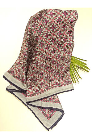 Monalisa Home Lüks Figürlü Gösterişli Dökümlü Eşarp