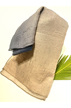 Monalisa Home 90x90 Lüks Figürlü Gösterişli Dökümlü Eşarp