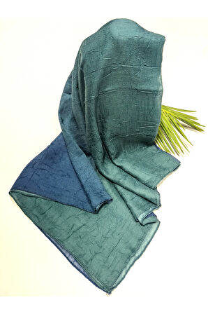 Monalisa Home 90x90 Lüks Figürlü Gösterişli Dökümlü Eşarp