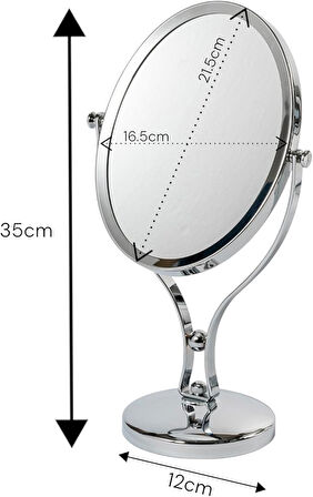 Monalisa Home 40x22 Lüks Figürlü Gösterişli Dekoratif Çift Boyutlu Ayna