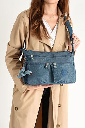 Monalisa Home  Lüks Figürlü Gösterişli  Bol Bölmeli Çapraz Çanta