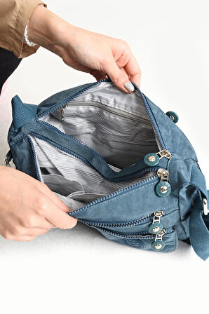 Monalisa Home  Lüks Figürlü Gösterişli  Bol Bölmeli Çapraz Çanta