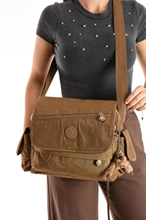 Monalisa Home  Lüks Figürlü Gösterişli  Bol Bölmeli Çapraz Çanta