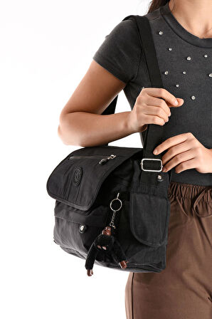 Monalisa Home  Lüks Figürlü Gösterişli  Bol Bölmeli Çapraz Çanta