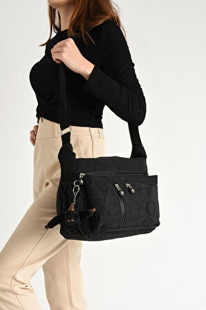 Monalisa Home  Lüks Figürlü Gösterişli  Bol Bölmeli Çapraz Çanta