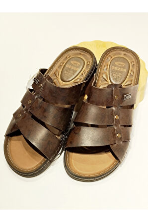 Monalisa Home 40 Numara Kahve Rengi Figürlü Gösterişli Terlik