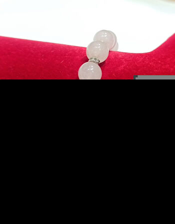 Monalisa Home Lüks Renkli Pembe Kuvars Taşı Figürlü Bileklik