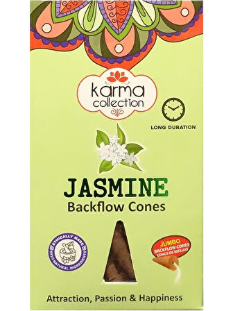 Monalisa Home Hediyelik JASMINE Kokulu  Geri Akış Tütsü