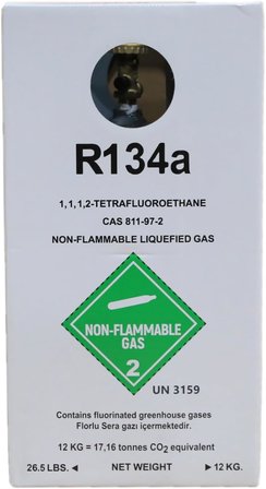 TR Gas R134A Yeniden Doldurulabilir Tüpte Klima Gazı Soğutucu Akışkan Refillable Refrigerant Gas