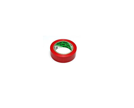 Globe İzolebant 19 mm Elektrik Bandı Kırmızı