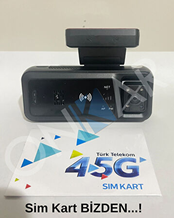 2 KAMERALI 4G SİM KARTLI GPS'li UYDUDAN TAKİPLİ ARAÇ KAMERASI UBOX PRO
