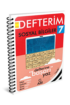 Arı Yayınları  7. Sınıf Sosyal Bilgiler Defterim GÜNCEL 2025 BASKI