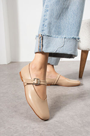 Rahat Kadın Günlük Bej Babet 