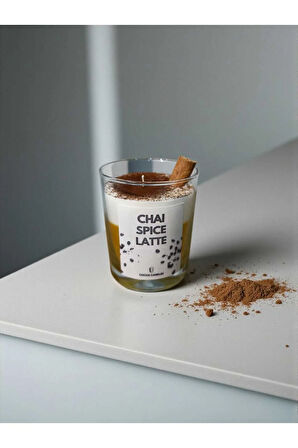 Chai Spice Latte Kahve Esanslı %100 Doğal Soya Mum