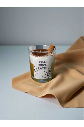 Chai Spice Latte Kahve Esanslı %100 Doğal Soya Mum