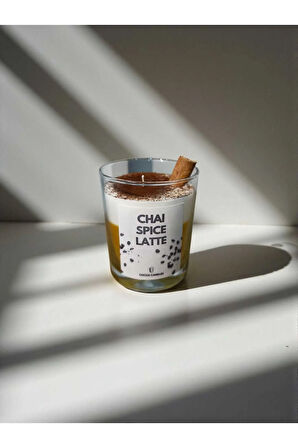Chai Spice Latte Kahve Esanslı %100 Doğal Soya Mum