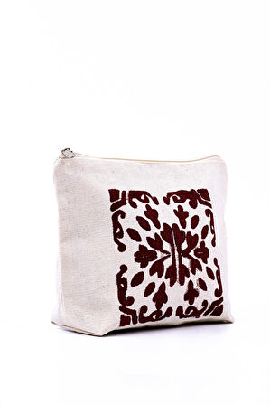 Omuz Çanta Kanvas Desenli