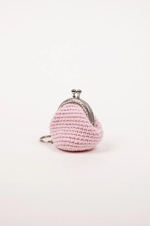 Mini Bozuk Para Cüzdanı Anahtarlık (Klipsli)