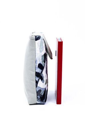 Soft Keten Desenli Tablet ve Kitap Kılıfı