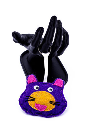 Keçe Figürlü Anahtarlık