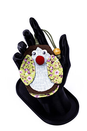  Anahtarlık Pamuk Kumaş Figürlü 