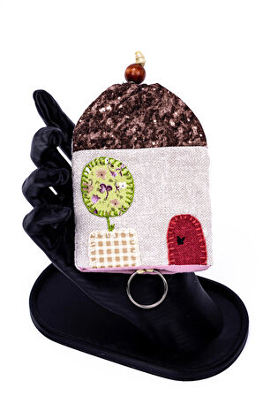 Anahtarlık Pamuk Kumaş Figürlü