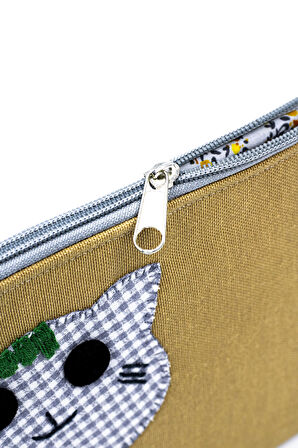 Cüzdan Desenli Fermuarlı