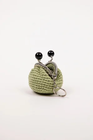 Mini Bozuk Para Cüzdanı Anahtarlık (Klipsli)