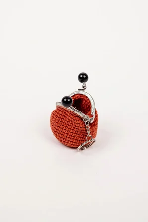 Mini Bozuk Para Cüzdanı Anahtarlık (Klipsli)