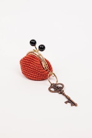 Mini Bozuk Para Cüzdanı Anahtarlık Klipsli 