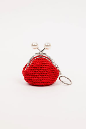 Mini Bozuk Para Cüzdanı Anahtarlık Klipsli