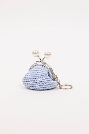 Mini Bozuk Para Cüzdanı Anahtarlık Klipsli