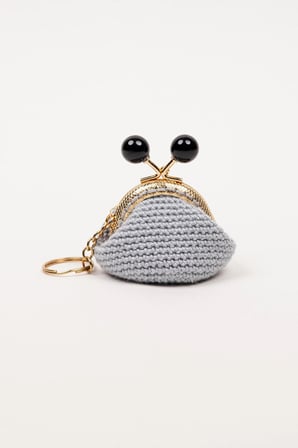 Mini Bozuk Para Cüzdanı Anahtarlık Klipsli 