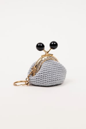 Mini Bozuk Para Cüzdanı Anahtarlık Klipsli 