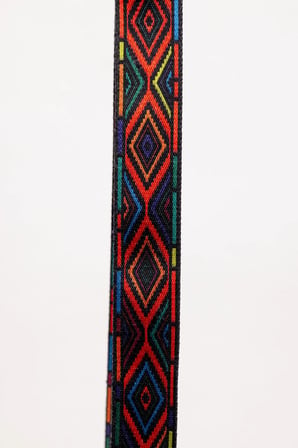 Kadın Omuz Çantası Kot Kumaş Nakışlı Renkli Desenli Askılı 23x20 cm