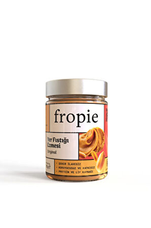 Fropie Lukuma Meyveli Original Probiyotikli Crunchy Premium Yer Fıstığı Ezmesi x3