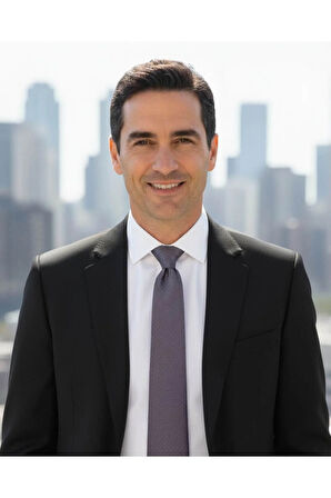 7,5 Cm Genişliğinde Geometrik Desenli Gri Kravat