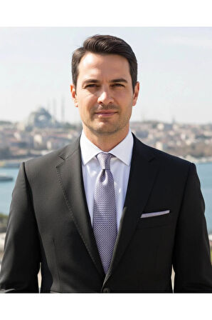 Gri Renkli 8 Cm Genişliğinde Mendilli Kravat