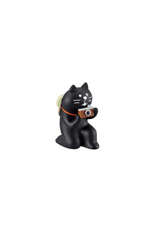 Fotoğrafçı Kara Kedi Mini Figür